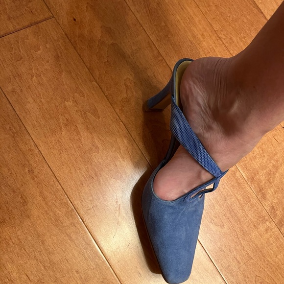 Vintage Lanvin slip on mules all leather - Picture 8 of 11